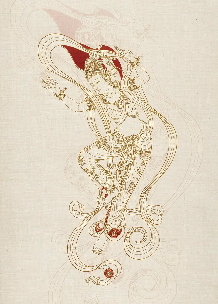Flying Apsara